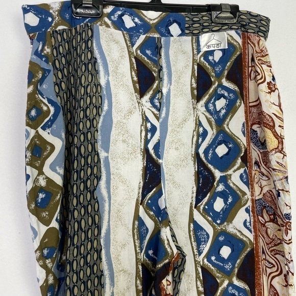 Vintage high waisted mix print pants - Picture 8 of 8